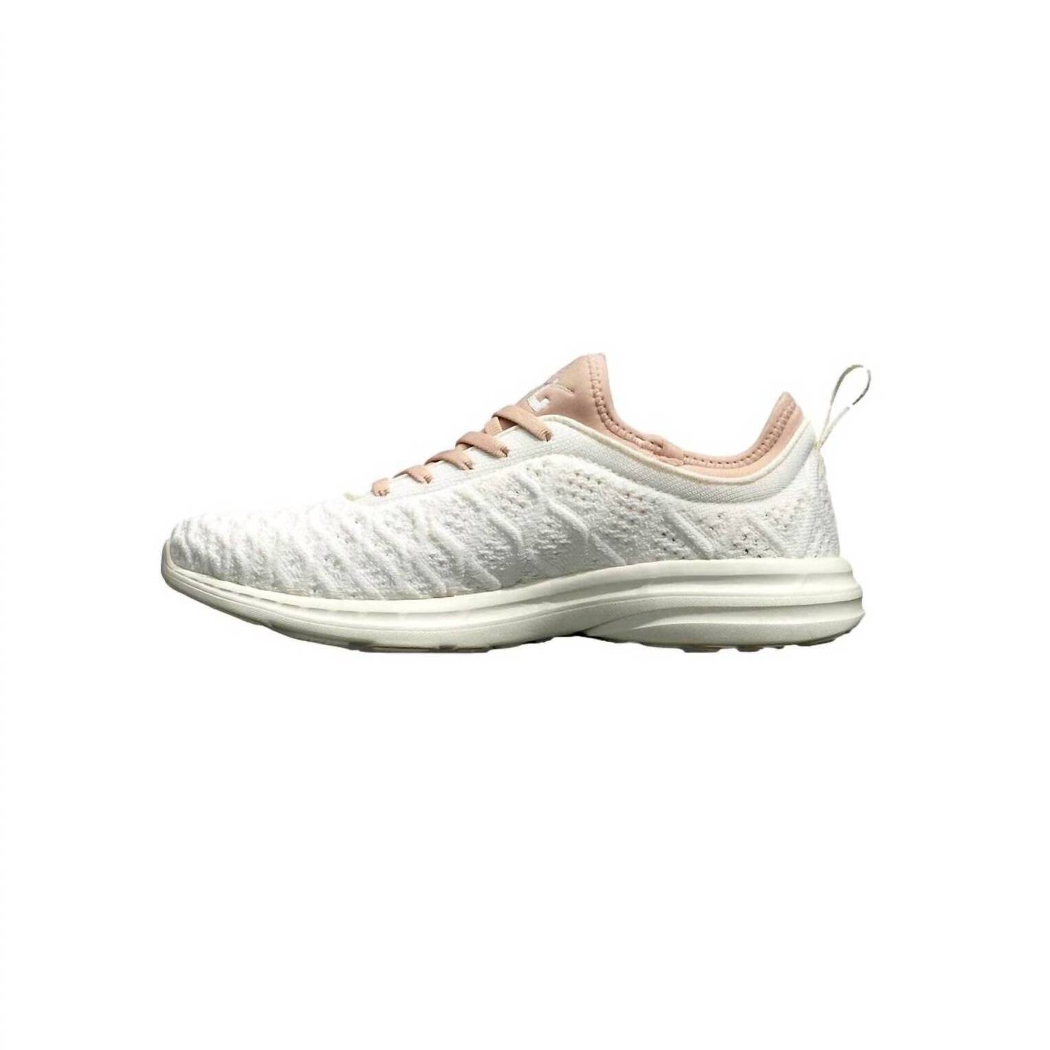 New Apl Women's Techloom Phantom Shoes In Ivory/Rose Dust